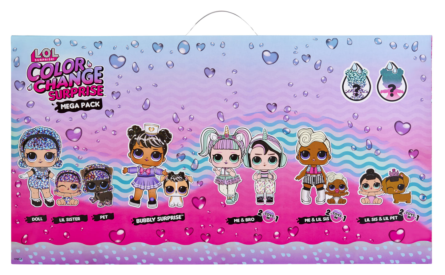 LOL Surprise Color Change Mega Pack Collectible Doll Exclusive w/ 70+ Surprises Age 4+