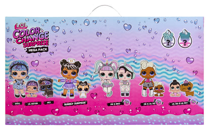 LOL Surprise Color Change Mega Pack Collectible Doll Exclusive w/ 70+ Surprises Age 4+