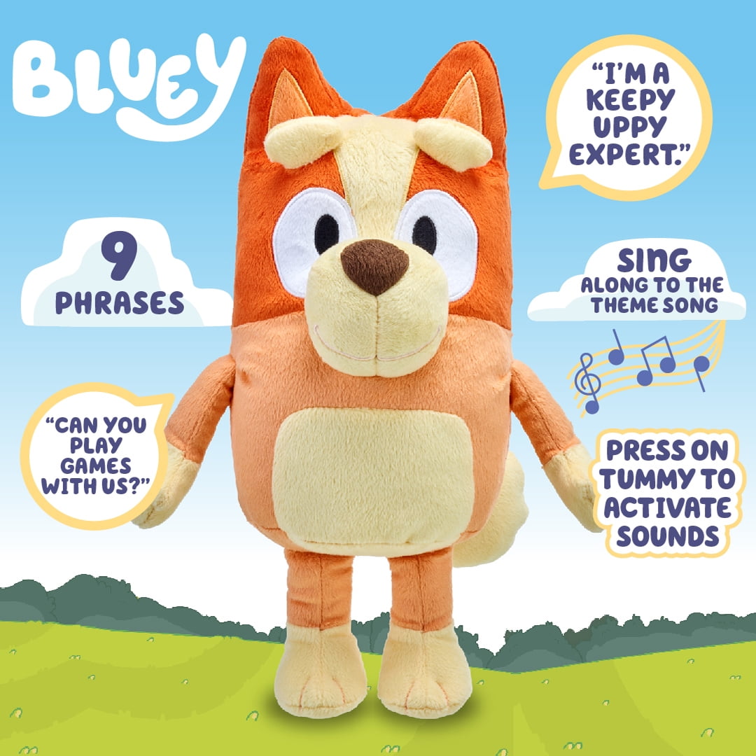 Bluey - Talking Bingo 12" Plush, Ages 3+