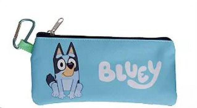 Bluey the Heeler Backpack, Lunch, Accessories Bag, Carabineer, Squish Ball - 5 pc Set