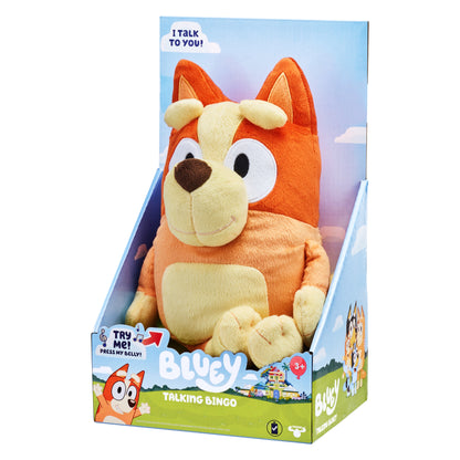 Bluey - Talking Bingo 12" Plush, Ages 3+